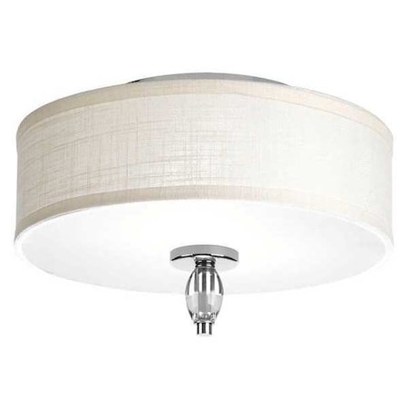 Progress Lighting Status 2-Light Flush Mount, 60 W, Polished Chrome P3402-15