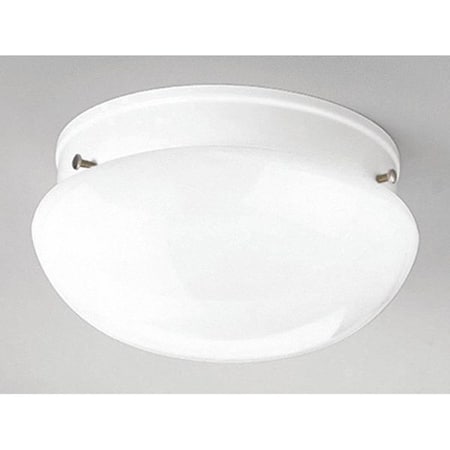 Progress Lighting Fitter 1-Light CFL Flush Mount, 13 W, White P3408-30WB