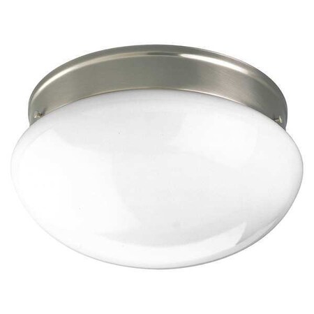 Progress Lighting Fitter 2-Light Close-to-Ceiling, 75 W, Brushed Nickel P3412-09