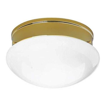 Progress Lighting Fitter 2-Light Close-to-Ceiling, 75 W, Polished Brass P3412-10
