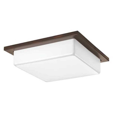 Progress Lighting Transit 2-Light LED Flush Mount, 17 W, Antique Bronze P3417-2030K9