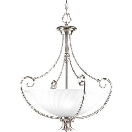 Progress Lighting Kensington 3-Light Foyer, 100 W, Brushed Nickel P3532-09
