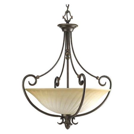 Progress Lighting Kensington 3-Light Foyer, 100 W, Forged Bronze P3532-77