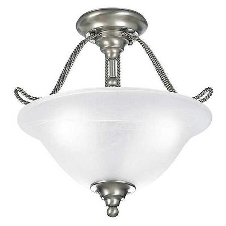 Progress Lighting Avalon 3-Light Close-to-Ceiling, 75 W, Brushed Nickel P3467-09