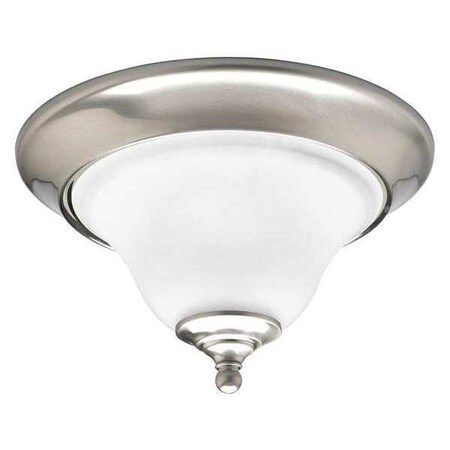 Progress Lighting Trinity 1-Light Close-to-Ceiling, 100 W, Brushed Nickel P3475-09