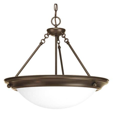 Progress Lighting Eclipse 3-Light Pendant, 100 W, Antique Bronze P3486-20