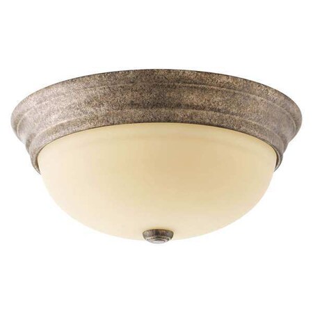 Progress Lighting Spirit 3-Light Flush Mount, 60 W, Pebbles P3502-144