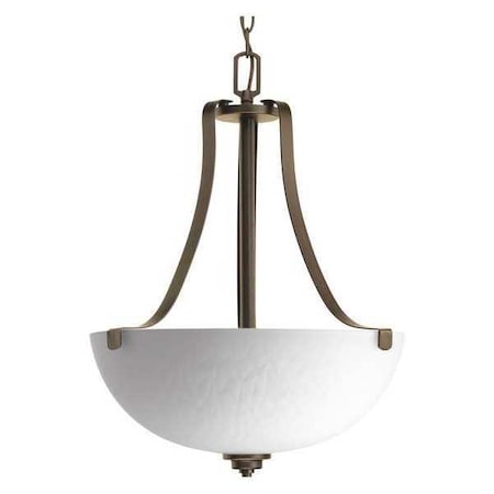 Progress Lighting Legend 3-Light Inverted Pendant, 100 W, Antique Bronze P3505-20