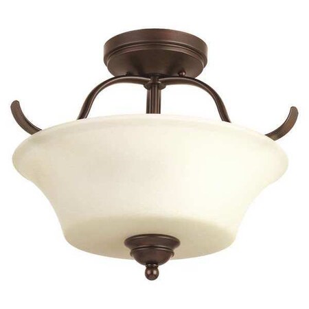Progress Lighting Applause 2-Light Semi-Flush Convert, 100 W, Antique Bronze P3507-20
