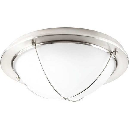 Progress Lighting Portal LED One Light Flush Mount, 17 W, Brushed Nickel P3659-0930K9
