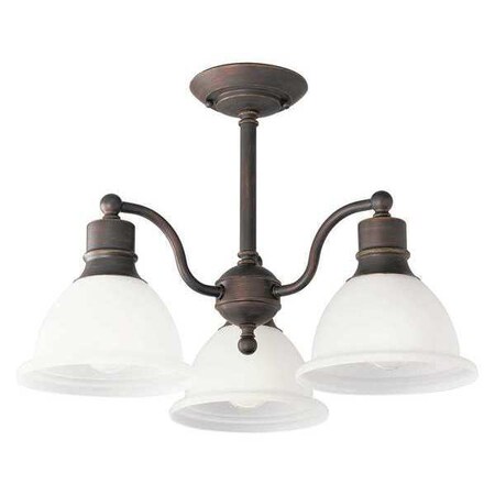 Progress Lighting Madison 3-Light Close-to-Ceiling, 60 W, Antique Bronze P3663-20