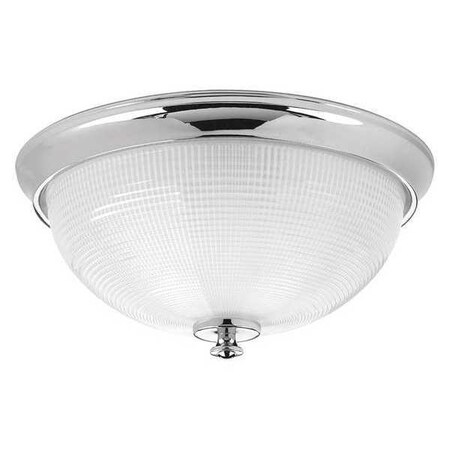 Progress Lighting Lucky 3-Light Flush Mount, 60 W, Polished Chrome P3667-15