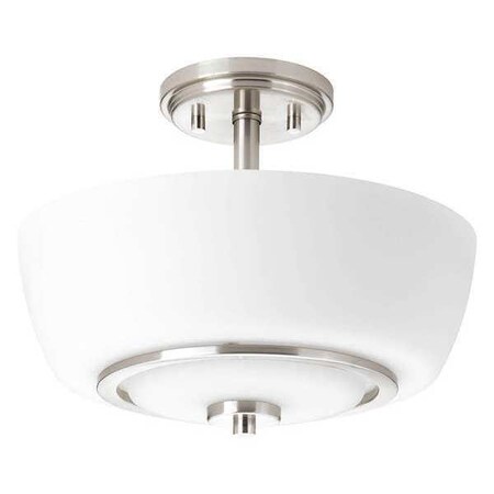 Progress Lighting Fleet 2-Light Convertible, 100 W, Brushed Nickel P3669-09