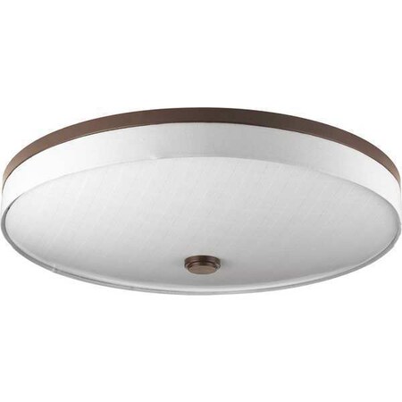 Progress Lighting Weaver Led 3-Light Flush Mount (22"), 17 W, Antique Bronze P3612-2030K9