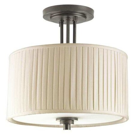 Progress Lighting Clayton 2-Light Close-to-Ceiling, 100 W, Espresso P3759-84