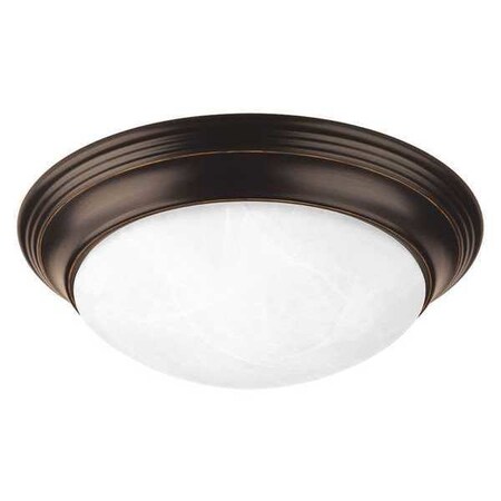 Progress Lighting Melon 1-Light CFL Flush Mount, 13 W, Antique Bronze P3764-20EBWB