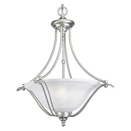 Progress Lighting Avalon 3-Light Foyer, 100 W, Brushed Nickel P3773-09