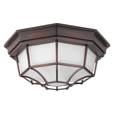 Progress Lighting Milford LED 1-Light Flush Mount, 17W, Antique Bronze P3673-2030K9