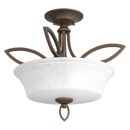 Progress Lighting Monogram 2-Light Convertible, 100 W, Roasted Java P3674-102