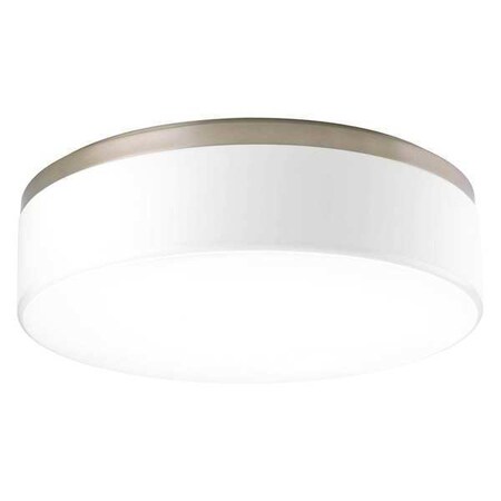 Progress Lighting Maier 3-Light Flush Mount, 26 W, Brushed Nickel P3675-09WB