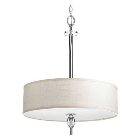 Progress Lighting Status 4-Light Inverted Pendant, 100 W, Polished Chrome P3680-15
