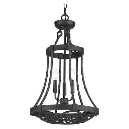 Progress Lighting Enclave 3-Light Foyer, 60 W, Gilded Iron P3691-71