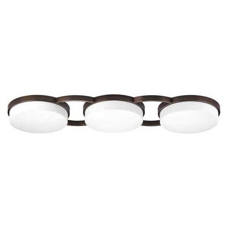Progress Lighting Bingo 3-Light LED Close-to-Ceiling, 17 W, Venetian Bronze P3695-7430K9