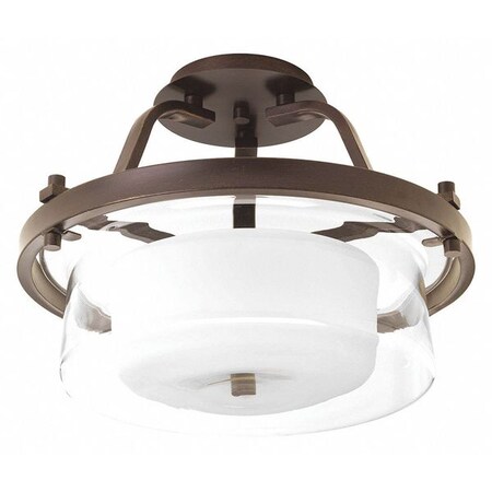 Progress Lighting Med Semi-flush, 2-100W P3707-20