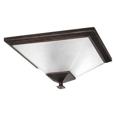 Progress Lighting North Park 2-Light Flush Mount, 100 W, Venetian Bronze P3852-74
