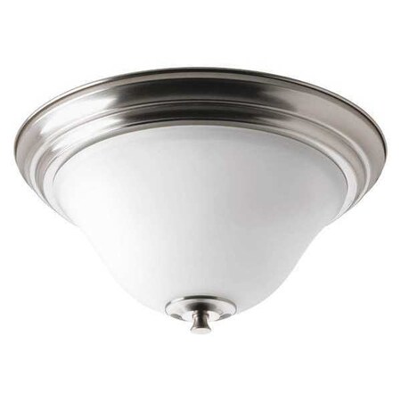Progress Lighting Cantata 2-Light Flush Mount, 75 W, Brushed Nickel P3853-09