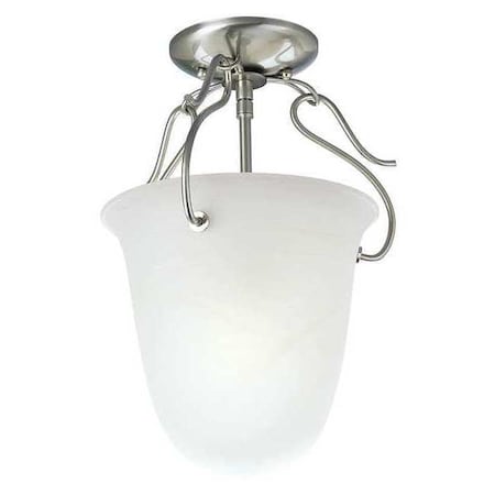 Progress Lighting Bedford 1-Light Foyer, 150 W, Brushed Nickel P3788-09