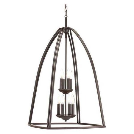 Progress Lighting Tally 8-Light Foyer, 60 W, Antique Bronze P3795-20