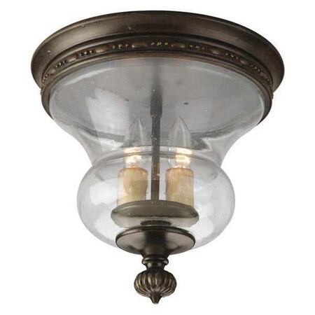 Progress Lighting Fiorentino 2-Light Close-to-Ceiling, 60 W, Forged Bronze P3815-77
