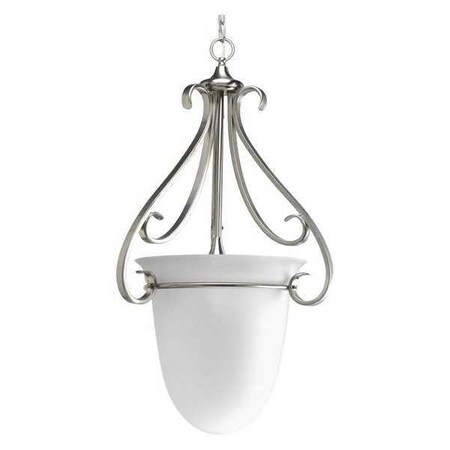 Progress Lighting Torino 3-Light Foyer, 100 W, Brushed Nickel P3824-09