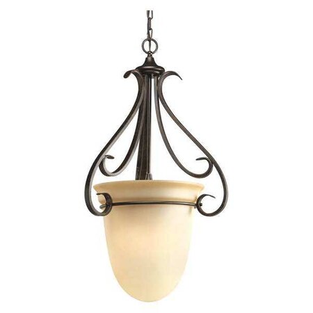 Progress Lighting Torino 3-Light Foyer, 100 W, Forged Bronze P3824-77