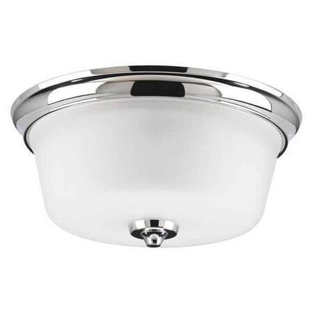 Progress Lighting Lahara 2-Light Close-to-Ceiling, 100 W, Polished Chrome P3836-15