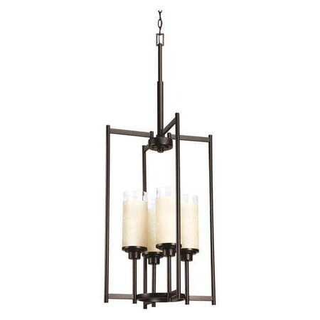 Progress Lighting Alexa 4-Light Foyer, 100 W, Antique Bronze P3977-20