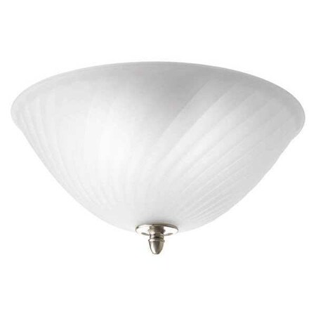 Progress Lighting Kensington 2-Light Flush Mount, 60 W, Brushed Nickel P3986-09
