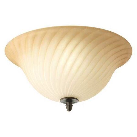 Progress Lighting Kensington 2-Light Flush Mount, 60 W, Forged Bronze P3986-77