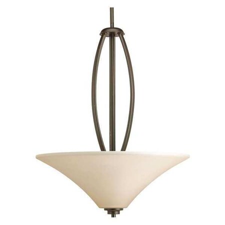 Progress Lighting Joy 3-Light Inverted Umber Pendant, 100 W, Antique Bronze P3951-20