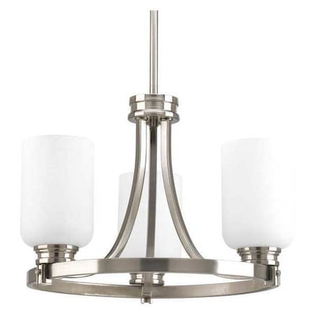 Progress Lighting Orbitz 3-Light Convertible, 100 W, Brushed Nickel P3954-09