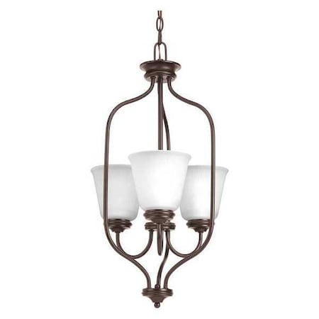 Progress Lighting Keats 3-Light Foyer, 100 W, Antique Bronze P3887-20