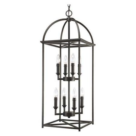 Progress Lighting Piedmont 8-Light Foyer, 60 W, Antique Bronze P3888-20