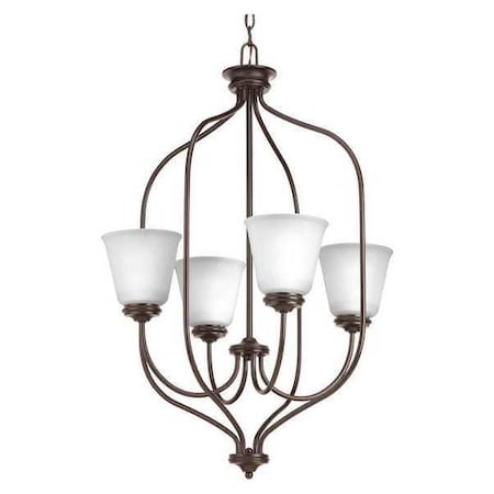 Progress Lighting Keats 4-Light Foyer, 100 W, Antique Bronze P3891-20