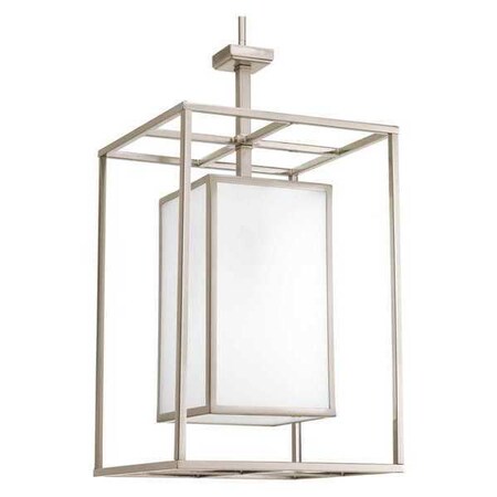 Progress Lighting Haven 1-Light Foyer Fixture, 100 W, Brushed Nickel P3921-09