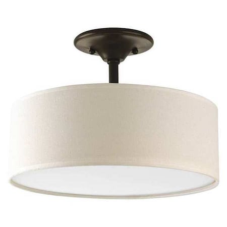 Progress Lighting Inspire 2-Light Semi-Flush, 26 W, Antique Bronze P3939-20