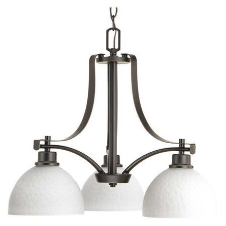Progress Lighting Legend 3-Light Chandelier, 100 W, Antique Bronze P4270-20