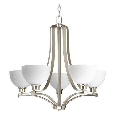Progress Lighting Legend 5-Light Chandelier, 100 W, Brushed Nickel P4271-09