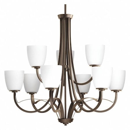 Progress Lighting Med Chandelier, 9-100W P4317-20