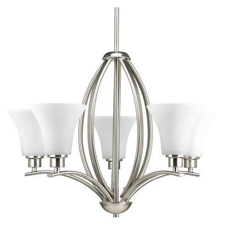 Progress Lighting Joy 9-Light Chandelier, 100 W, Brushed Nickel P4490-09